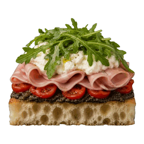 Smá-Focaccia Mortadella Bakki
